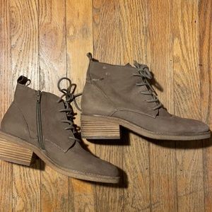 Suede booties